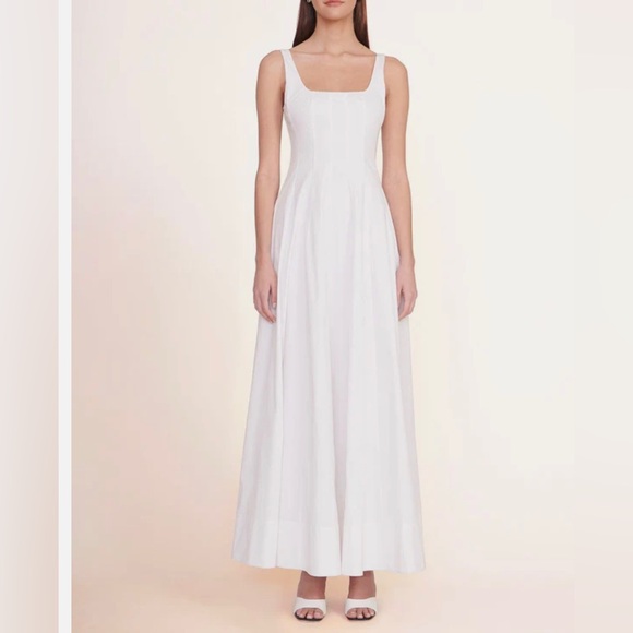 STAUD Dresses & Skirts - STAUD maxi white dress